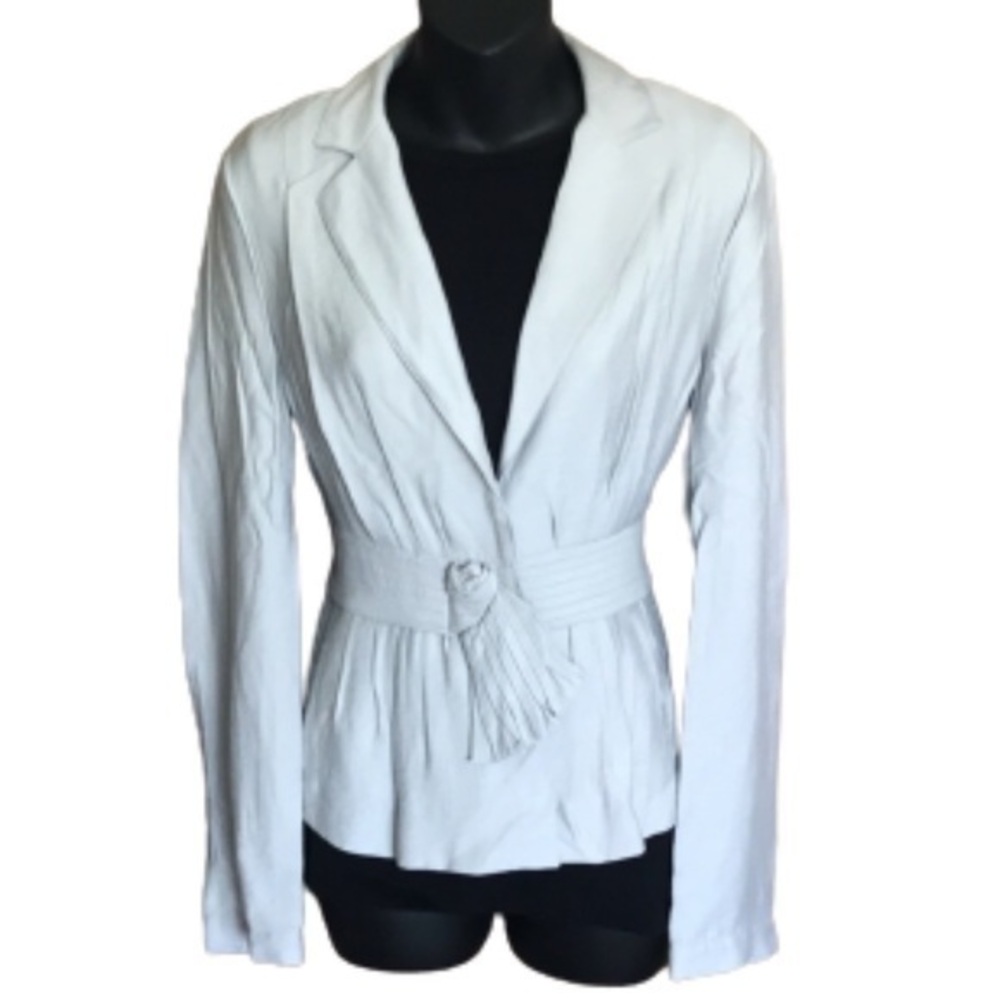 BCBGMaxAzria light dove jacket NWOT size M